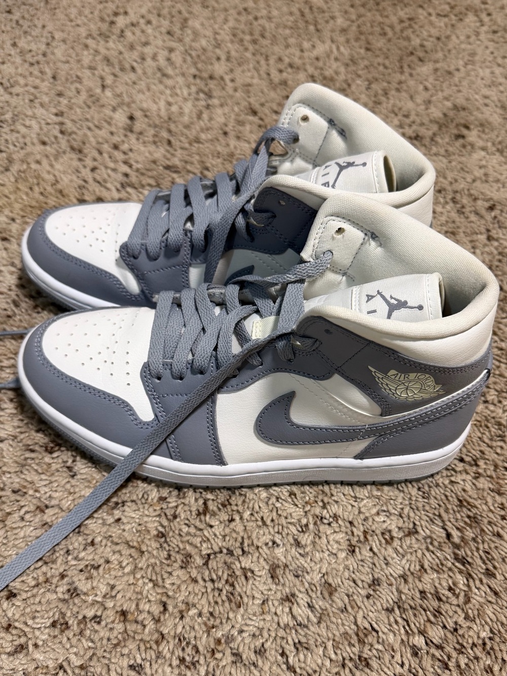 Jordan Women’s High-Top Sneakers - White & Gray